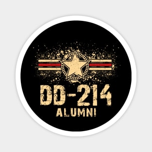 Air Force Retired Veteran DD-214 Alumni Magnet